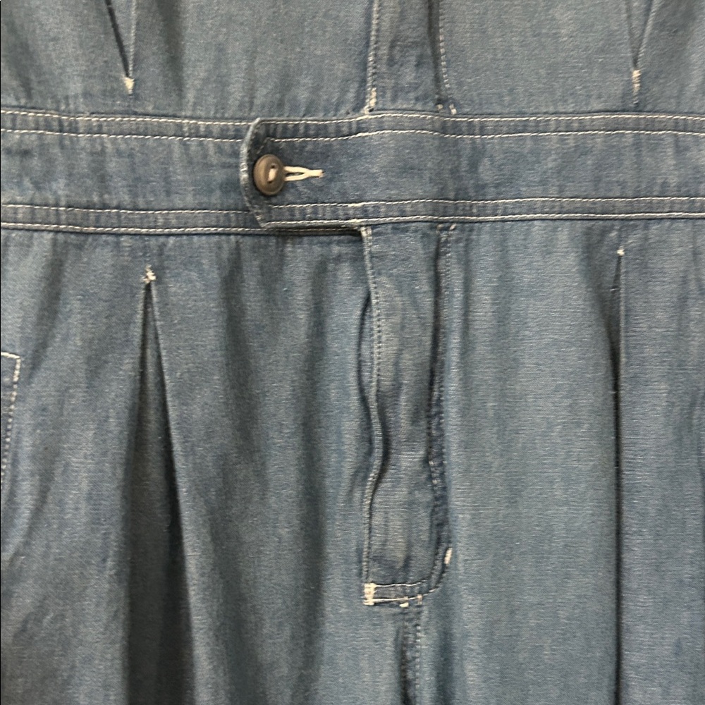 Vintage Liz Wear Jumpsuit Women’s Large Denim 80s Faded Casual - Picture 6 of 16